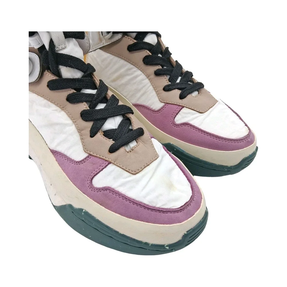 Oncept Rooftop Boots Womens Size 10 White Multi High Top Platform Shoes